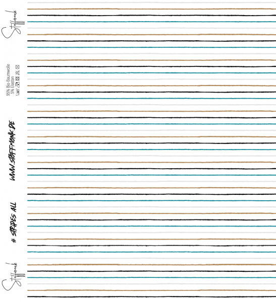 Eigenproduktion BIO Jersey " # STRIPES ALL "